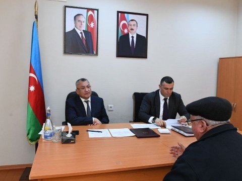 Komitə sədri Zaqatalada vətəndaşları qəbul edib - FOTOLAR