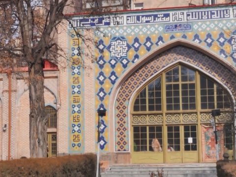 İrəvandakı Göy məsciddən ən son görüntülər - VİDEO