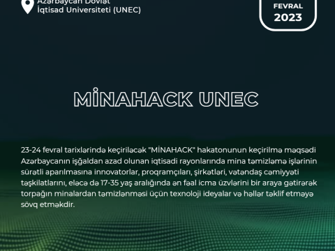 Ölkədə ilk dəfə “MİNAHACK” hakatonu keçiriləcək