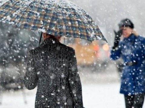 Hava yenidən dəyişəcək - Bakıya sulu qar yağacaq