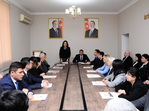 Naftalanda Ana Dili Günü qeyd edilib - FOTOLAR