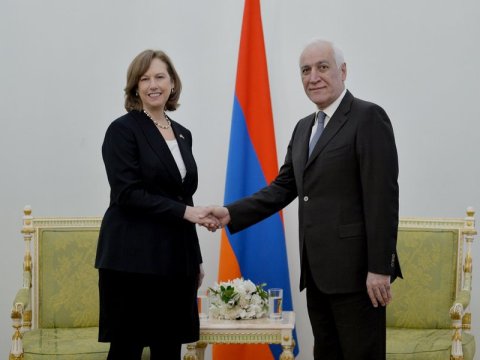 ABŞ-ın yeni səfiri Ermənistan prezidenti ilə görüşdü - YENİLƏNİB