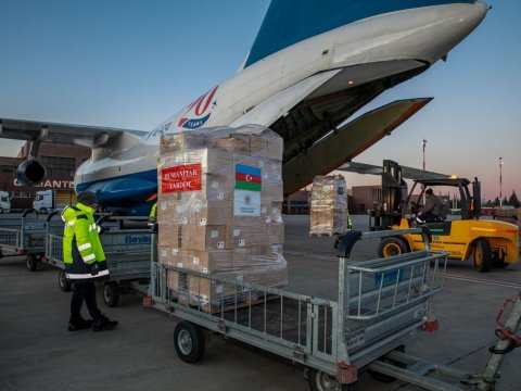 XİN Türkiyəyə göndərilən yardımın həcmini AÇIQLADI