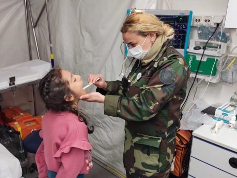 Səhra hospitallarında 1364 nəfərə xidmət göstərilib - FOTOLAR