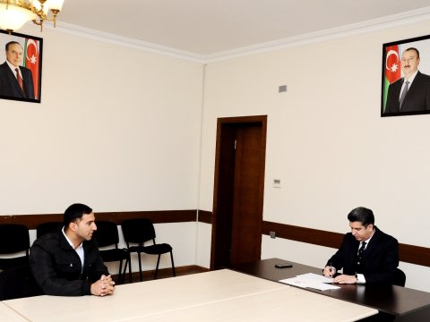 Naftalanda növbəti vətəndaş qəbulu keçirilib - FOTO