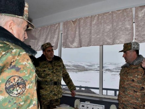 Ermənistan ordusunda qərargah təlimləri keçirildi - FOTO