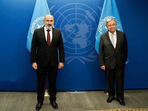 Paşinyan Quterreşlə danışıqlar apardı 