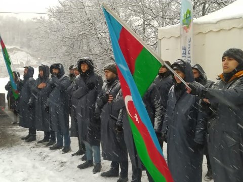 Laçın-Xankəndi yolundakı aksiyanın 75-ci GÜNÜ
