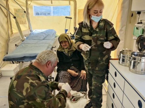 Səhra hospitallarında 1623 nəfərə xidmət göstərilib - VİDEO