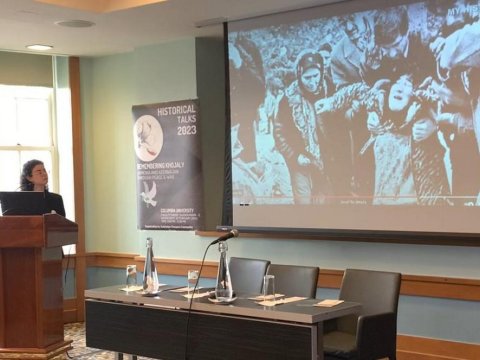 Kolumbiya Universitetində Xocalıdan danışıldı