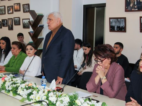 ADU-da Xocalı faciəsi qurbanları anılıb - FOTOLAR
