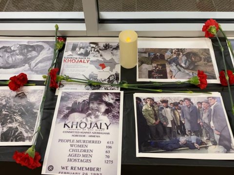 Xocalı qurbanları dünyada belə ANILDI - FOTOLAR