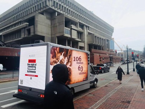 ABŞ şəhərlərində “Xocalıya ədalət!” tələb olundu - FOTOLAR