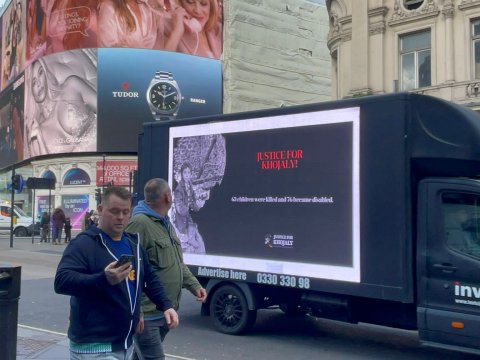 İngiltərədə Xocalı ilə bağlı aksiya keçirilib