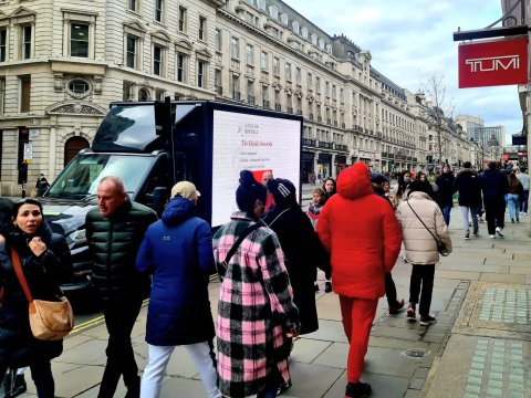 Londonun 2 şəhərlərində “Xocalıya ədalət!” aksiyası keçirilib - FOTOLAR