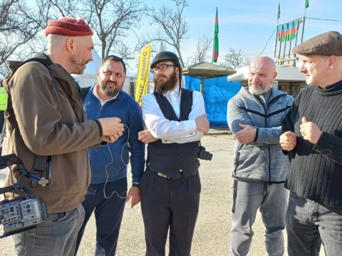 Xarici jurnalistlər Laçın yolunda - FOTOLAR