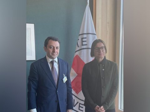 Nazir müavini BQXK prezidenti ilə Laçın yolunu müzakirə etdi 