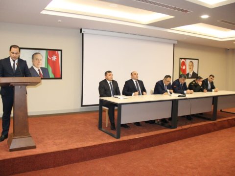 Goranboyda hesabat iclası keçirilib - FOTOLAR