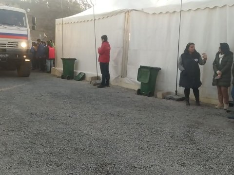 Sülhməramlıların 62 maşını Laçın yolundan keçib