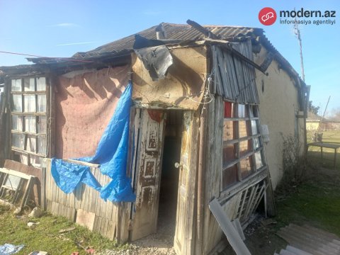 Daxmada yaşayan kimsəsiz qadının acınacaqlı həyatı - FOTOLAR