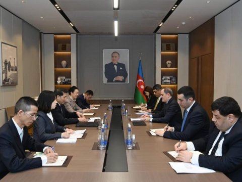 Ceyhun Bayramov Çinin xüsusi nümayəndəsi ilə görüşdü