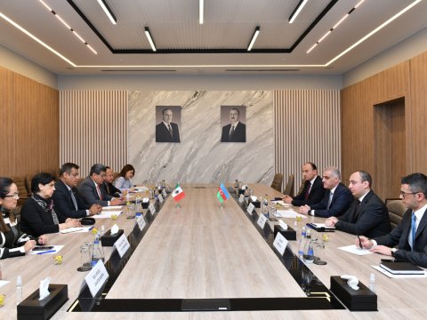 Nazirlikdə meksikalı deputatlarla görüş olub