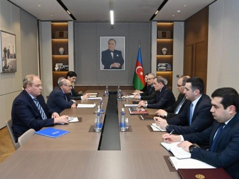 Ceyhun Bayramov Beynəlxalq Miqrasiya Təşkilatının Baş direktoru ilə görüşüb