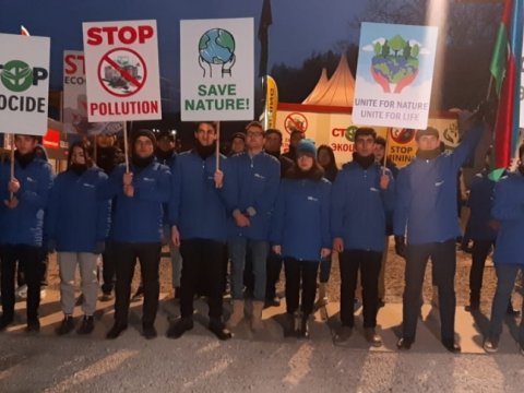 Laçın yolu: Aksiya ruh yüksəkliyi ilə davam edir