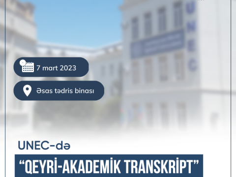 Təhsil mütəxəssisləri UNEC-də müzakirəyə dəvət olunur