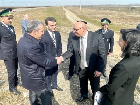Azərbaycandakı ABŞ diplomatı İranla sərhədə getdi