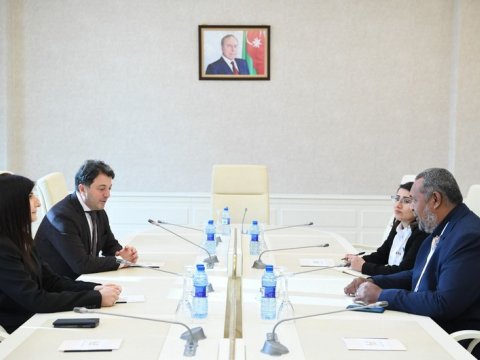 Deputatlar Yeni Kaledoniyanın daimi müvəkkili ilə görüşüb