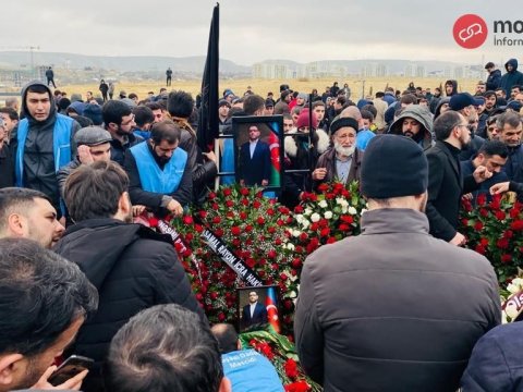 Hacı Şahin dəfn olundu - VİDEO (YENİLƏNİB)