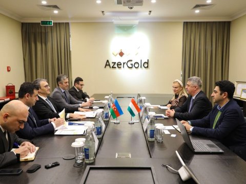 “AzerGold” sədri Macarıstan səfiri ilə görüşüb - FOTOLAR