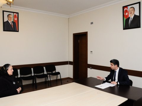 Naftalanda vətəndaşların müraciətləri dinlənilib