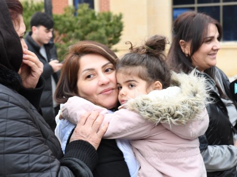 Ağalıda məskunlaşan sakinlərin sayı 420-yə çatıb - FOTOLAR
