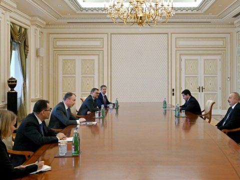 İlham Əliyev Toivo Klaarı qəbul edib