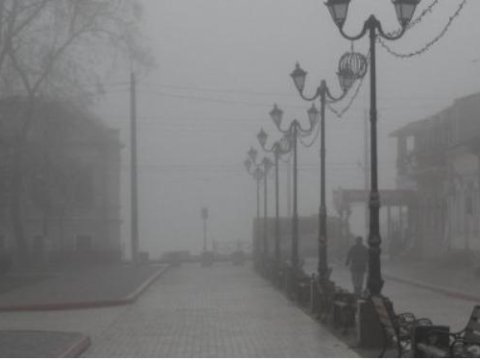 Bakıda və Sumqayıtda güclü duman - FAKTİKİ HAVA