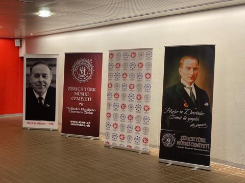 Heydər Əliyevin 100 illiyi Sürixdə qeyd edilib - FOTOLAR