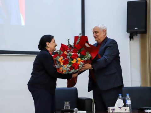 Professor Dilarə Seyidzadə ilə görüş keçirildi - FOTOLAR