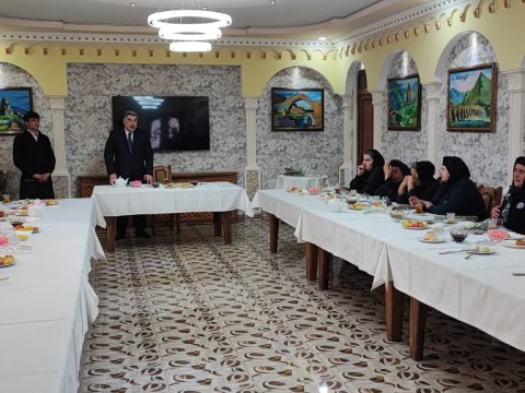Hacıqabulda Şəhid anaları ilə görüş keçirilib - FOTOLAR