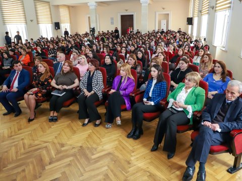ADU-da 8 Mart Beynəlxalq Qadınlar Günü qeyd edilib - FOTO