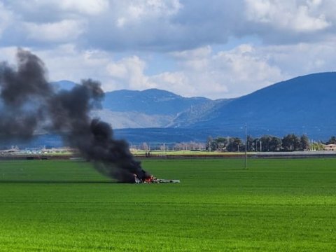 İtaliyada təyyarə qəzası - Pilotlar öldü