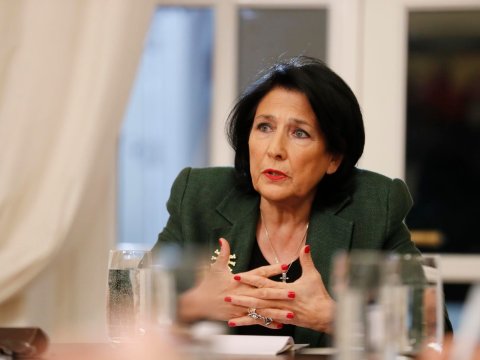 Zurabişvili ABŞ-da görüşlərini ləğv etdi 