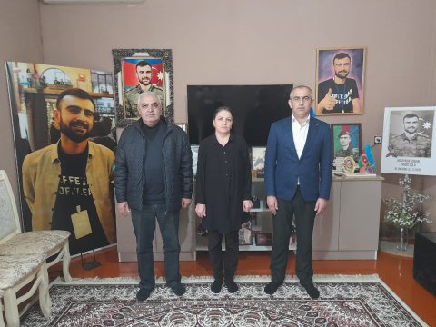 Füzulidə şəhid ailələri ziyarət olunub - FOTO