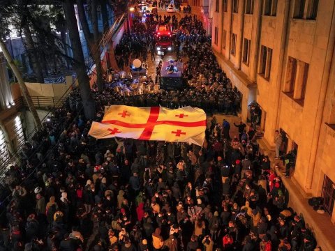 Gürcüstan müxalifəti yenidən aksiya keçirəcək