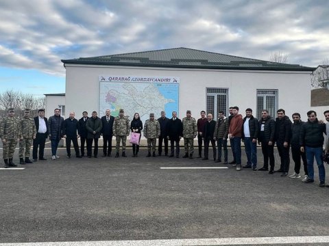 Jurnalistlər azad edilmiş ərazilərə aparıldı 