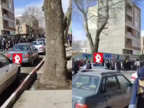 Güney Azərbaycanda yenidən etirazlar başladı - VİDEO