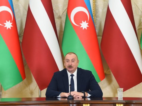Latviya və Azərbaycan strateji tərəfdaşlardır - İlham Əliyev