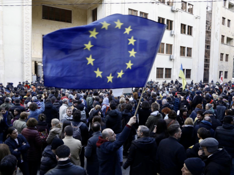 Gürcüstanda yenidən etiraz aksiyası keçirilir 