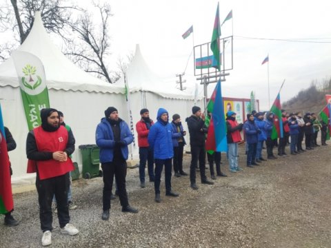 Laçın-Xankəndi yolundakı aksiyanın 88-ci GÜNÜ
